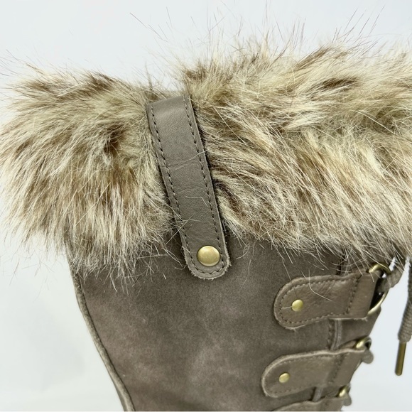 Sorel Joan of Arctic Tall Waterproof Suede Winter Snow Boots Size 10.5 - Picture 10 of 15